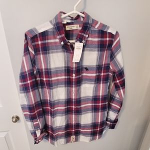 Boys Size 15/16 Abercrombie kids flannel shirt